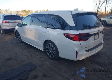 2025 Honda Odyssey Elite z USA, uszkodzony, nr VIN 5FNRL6H94SB044026